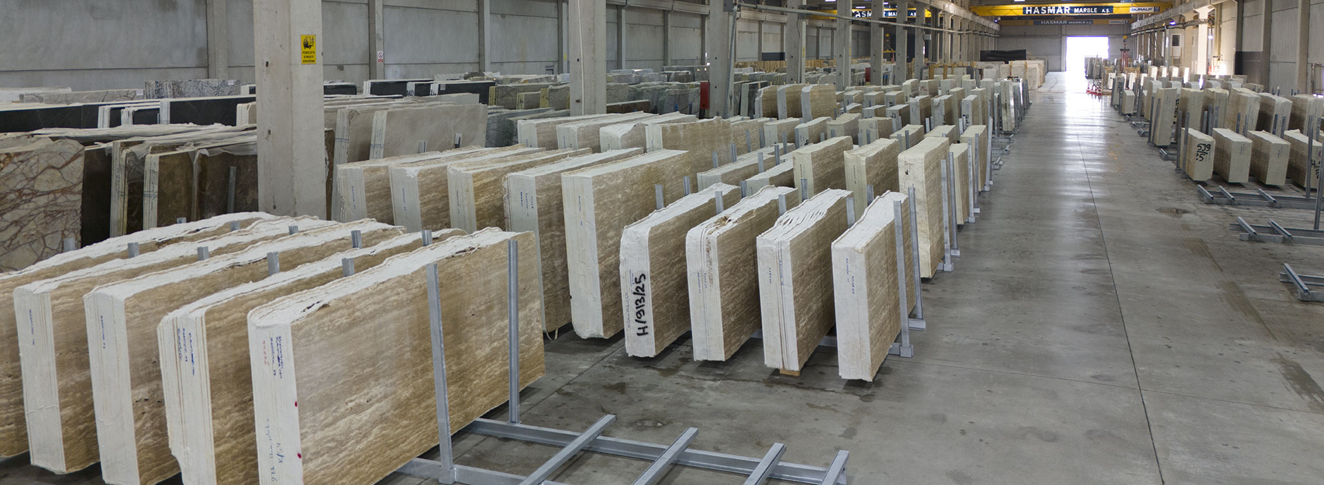 Travertine Stone and Hasmar Marble